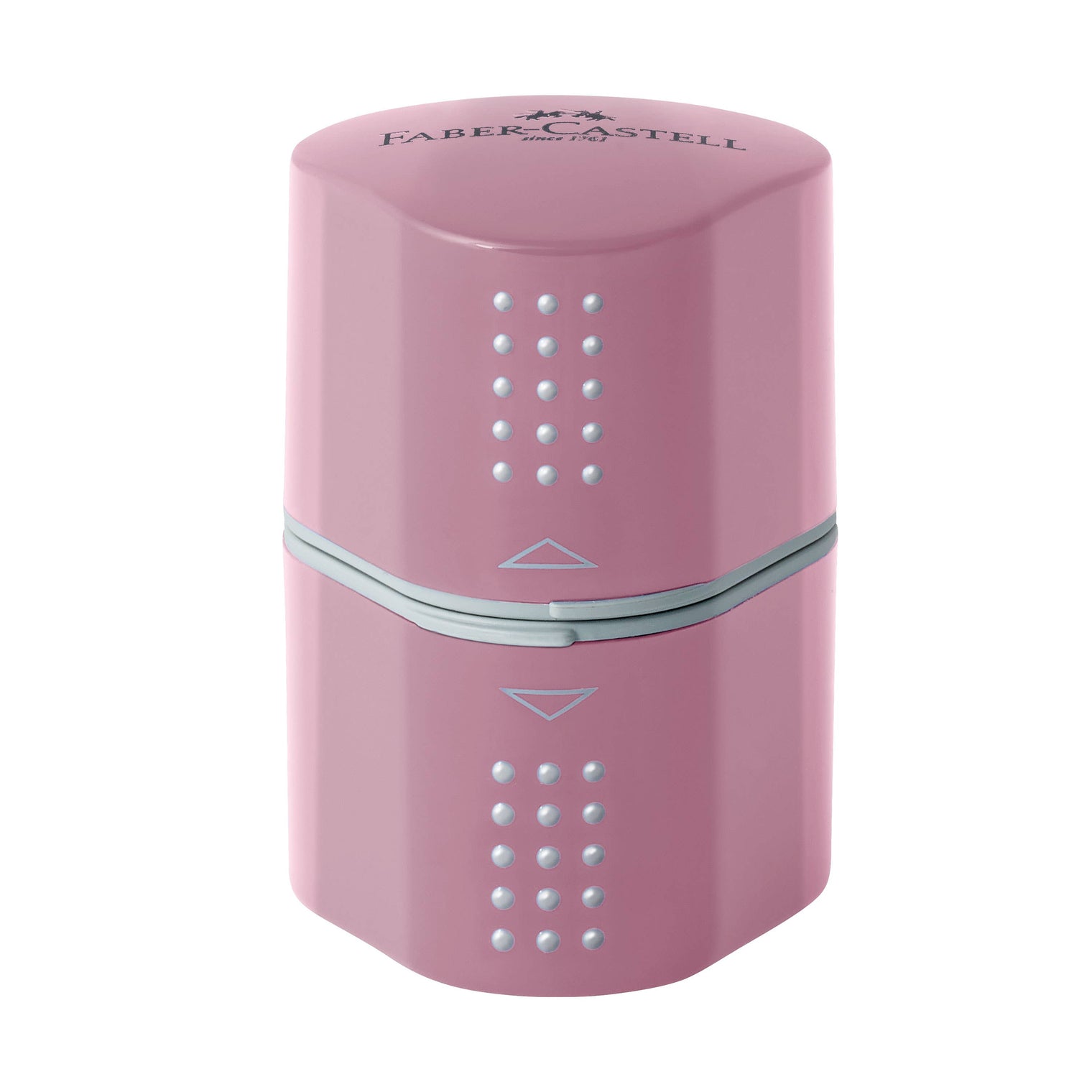 Grip Trio Pencil Sharpener – Rose Shadows (3-in-1 Multi Sharpener), by Faber-Castell