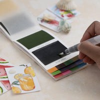 Spring Color sheets – 16 Handmade Watercolors (Including Metallic Shades), by Viviva Colors