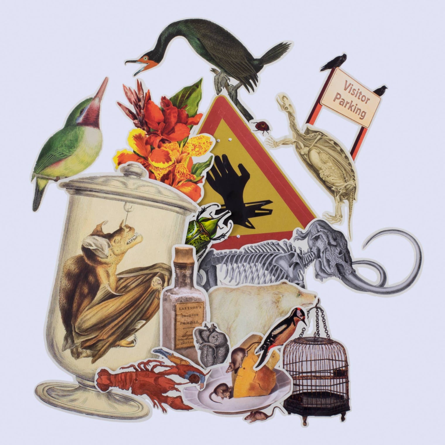 Cut Up This Book and Create Your Own Underworld – Creative Collage Activity Book