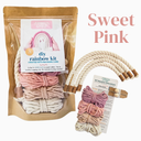 A Branch & Cord DIY Macrame Rainbow Kit, Sunset– Beginner Craft Kit with Materials