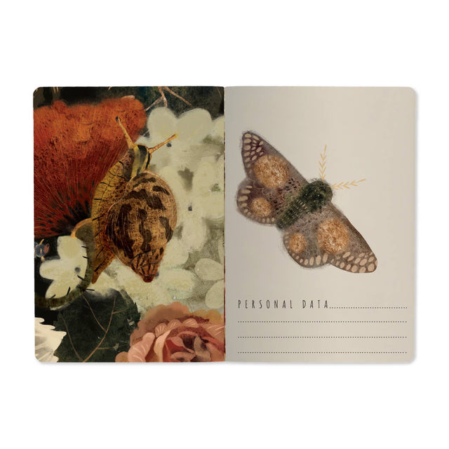 Lush Bouquet Notebook – Ruled Journal 8.27 x 5.83 in, 40 Pages, BV by Bruno Visconti