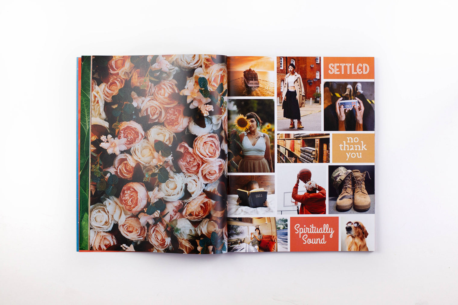 The Vision Board Book – 700+ Words & Images Vision Board Kit by Free Period Press