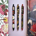 ArtClick Pen, Lush – (Single Pen) Soft Touch Click Ballpoint Pen .5mm Black Ink, BV by Bruno Visconti