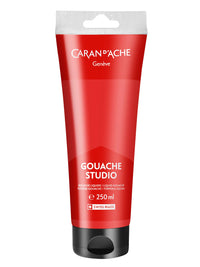 Caran d’Ache Scarlet Gouache Paint Tube 250ml – Water-Based Gouache Paint