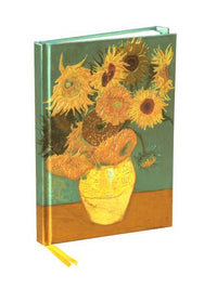 Vincent Van Gogh: Sunflowers Journal, Lined Hardcover Journal with Magnetic Closure