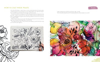 Mixed-Media Adventures with Kristy Rice – A Noncoloring Book (96 Pages)