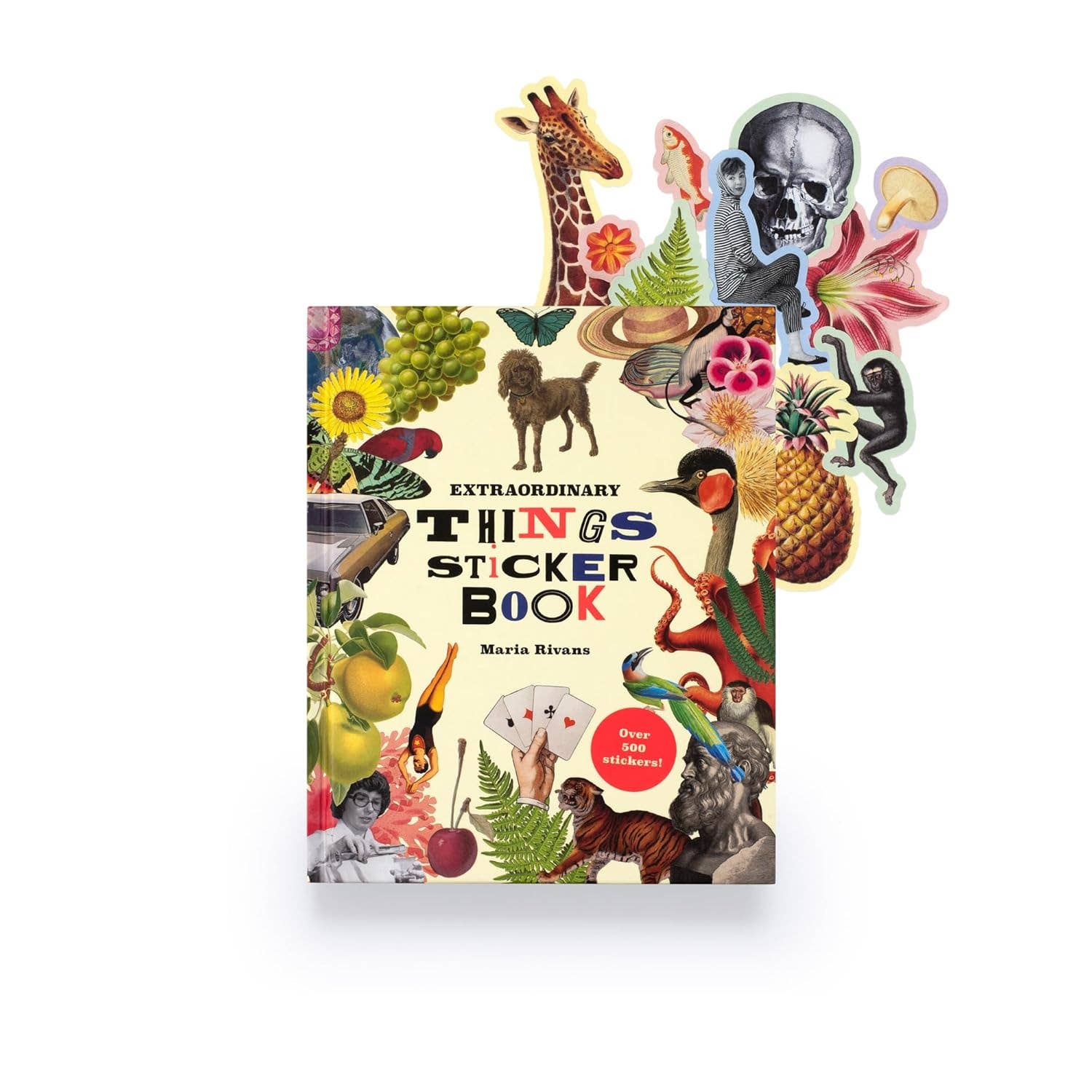 Extraordinary Things Sticker Book, 1,000+ Vintage & Art-Inspired Stickers for Collage, Journaling & Crafts