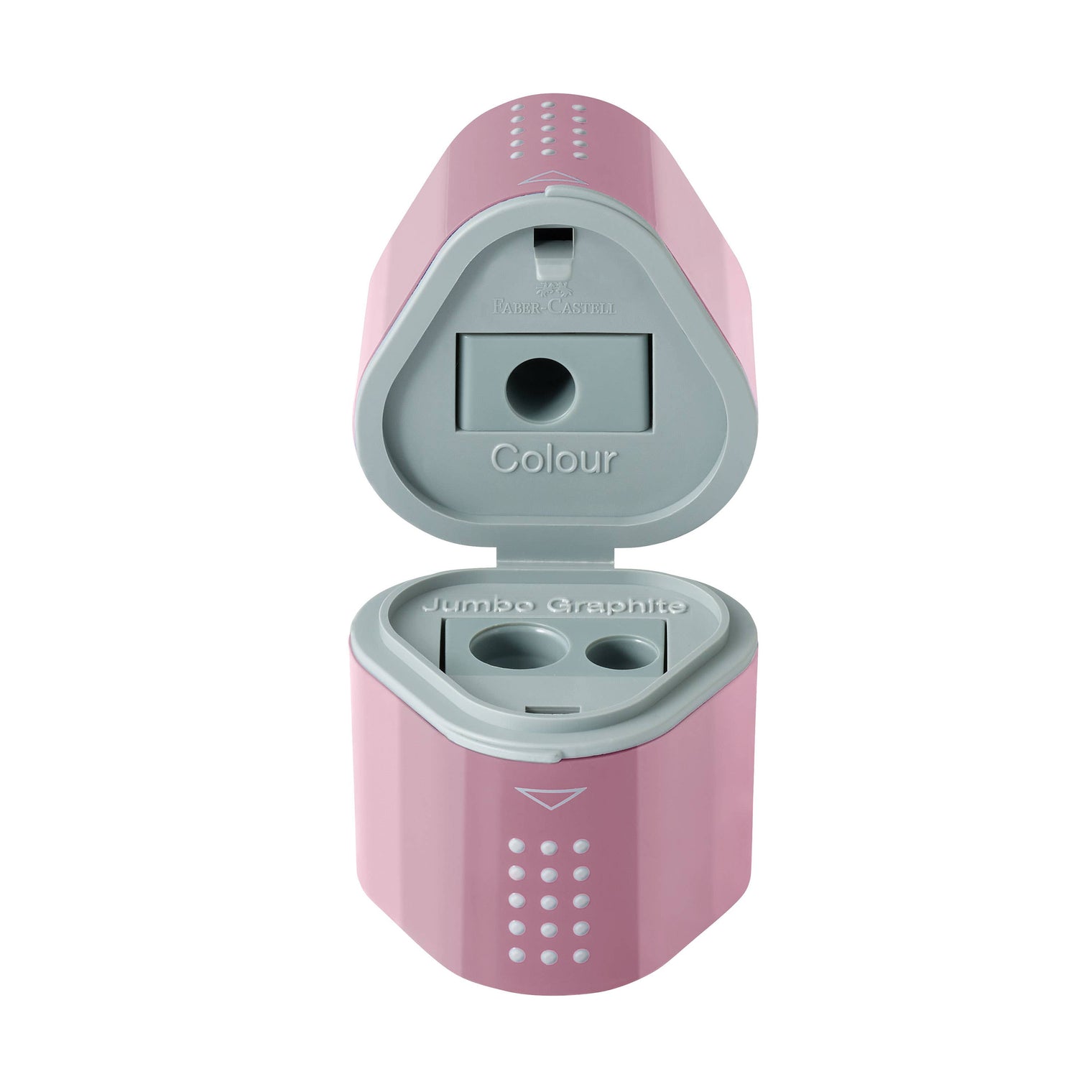Grip Trio Pencil Sharpener – Rose Shadows (3-in-1 Multi Sharpener), by Faber-Castell