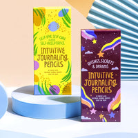 Self-Love, Self-Care & Self-Acceptance Pencil Set, Guided Journaling Pencils with Reflective Prompts (Set of 10)