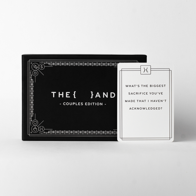 {THE AND} Couples Edition Card Game – 199 Deep Conversation Questions for Couples, Connection & Meaningful Communication