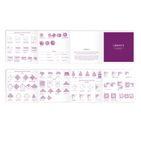Liberty Origami Treasure Box Kit, 78 Double-Sided Papers & Instructions for 3 Designs