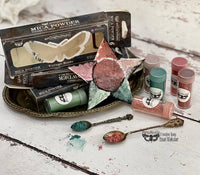 Prima Marketing Art Ingredients Mica Powder Set Vintage Roses – 6 x 7g Craft Pigment Powders