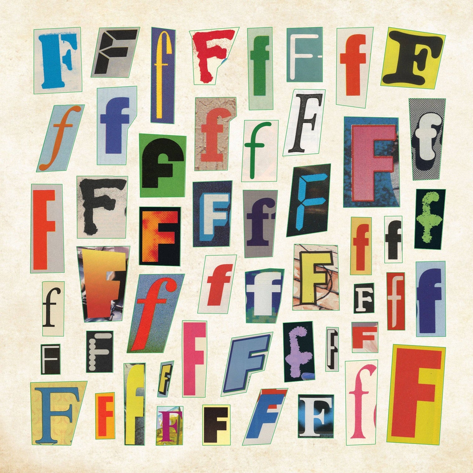 Ransom Notes Sticker Book 6.5 x 6.5 – 50 Pages Over 2,100 Stickers Collage Set