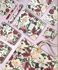 Peonies Notebook – Ruled Journal 8.27 x 5.83 in, 40 Pages, BV by Bruno Visconti