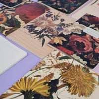 Lush Bouquet Notebook – Ruled Journal 8.27 x 5.83 in, 40 Pages, BV by Bruno Visconti