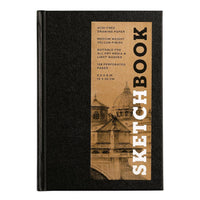 Small Hardcover Sketchbook – 5.5 x 8 Inch Black Sketchbook with Acid-Free Paper