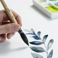 ARTIFY Professional Squirrel Hair Watercolor Brush Set – Sizes 0, 2, 4
