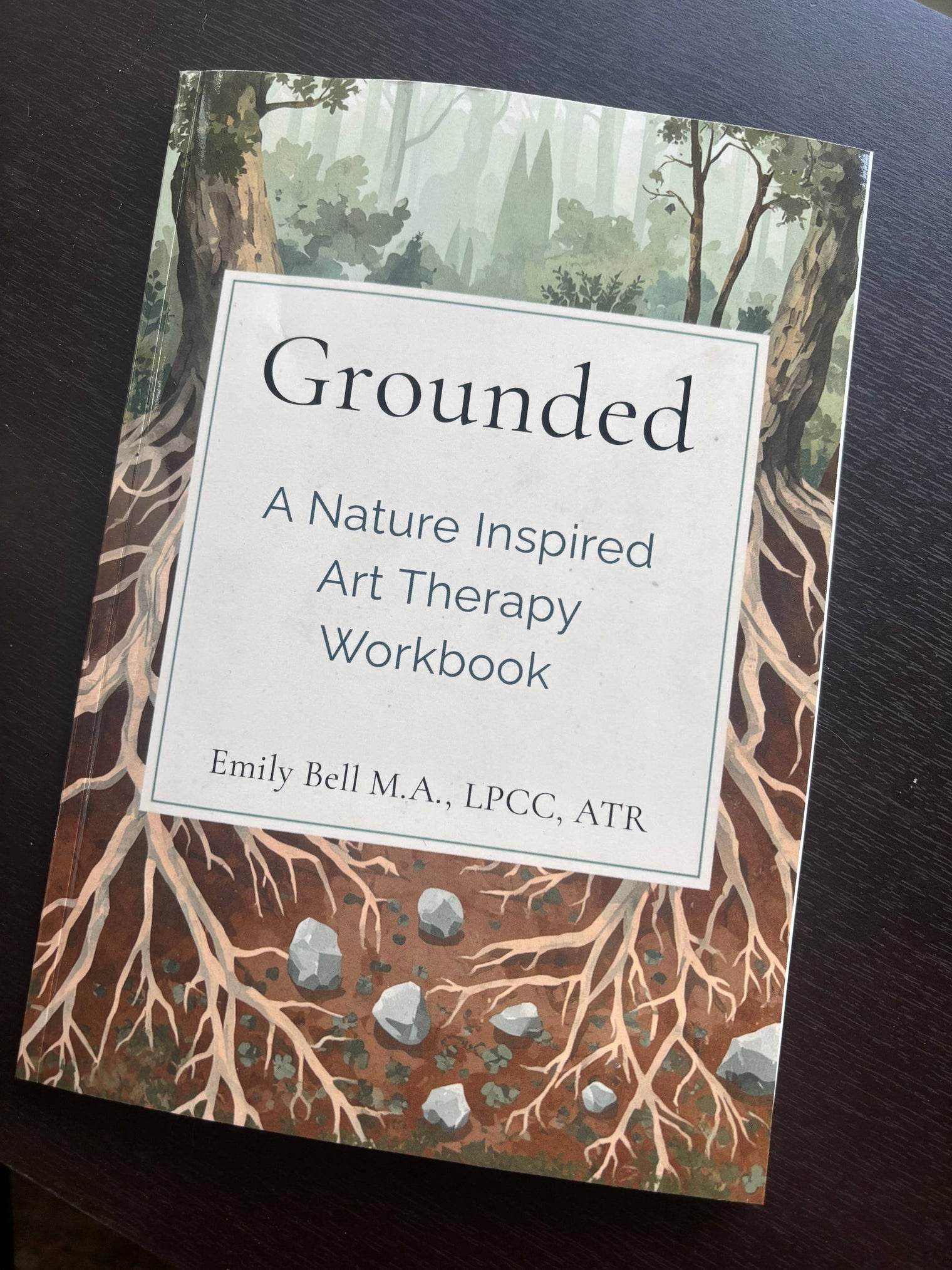 Grounded: A Nature Inspired Art Therapy Workbook for Reflection, Creativity & Emotional Wellness, Guided Art Therapy & Mindfulness Workbook