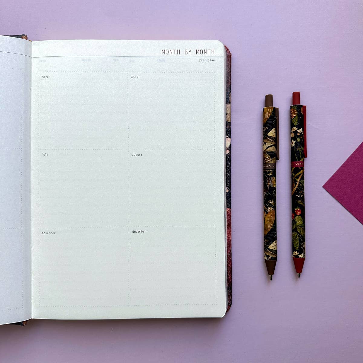 ArtClick Pen, Lush – (Single Pen) Soft Touch Click Ballpoint Pen .5mm Black Ink, BV by Bruno Visconti
