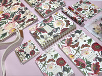 Peonies Notebook – Ruled Journal 8.27 x 5.83 in, 40 Pages, BV by Bruno Visconti