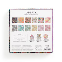 Liberty Origami Treasure Box Kit, 78 Double-Sided Papers & Instructions for 3 Designs