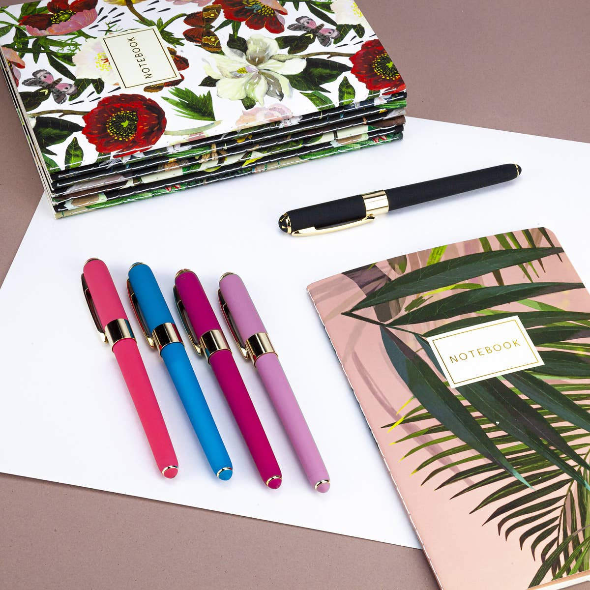 Monaco Black Ballpoint Pen (Single Pen) – Soft Touch 0.5mm Black Ink, BV by Bruno Visconti
