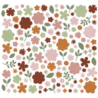 Simple Stories Color Vibe Flowers Bits & Pieces Boho – 143 Die-Cut Cardstock Floral Pieces