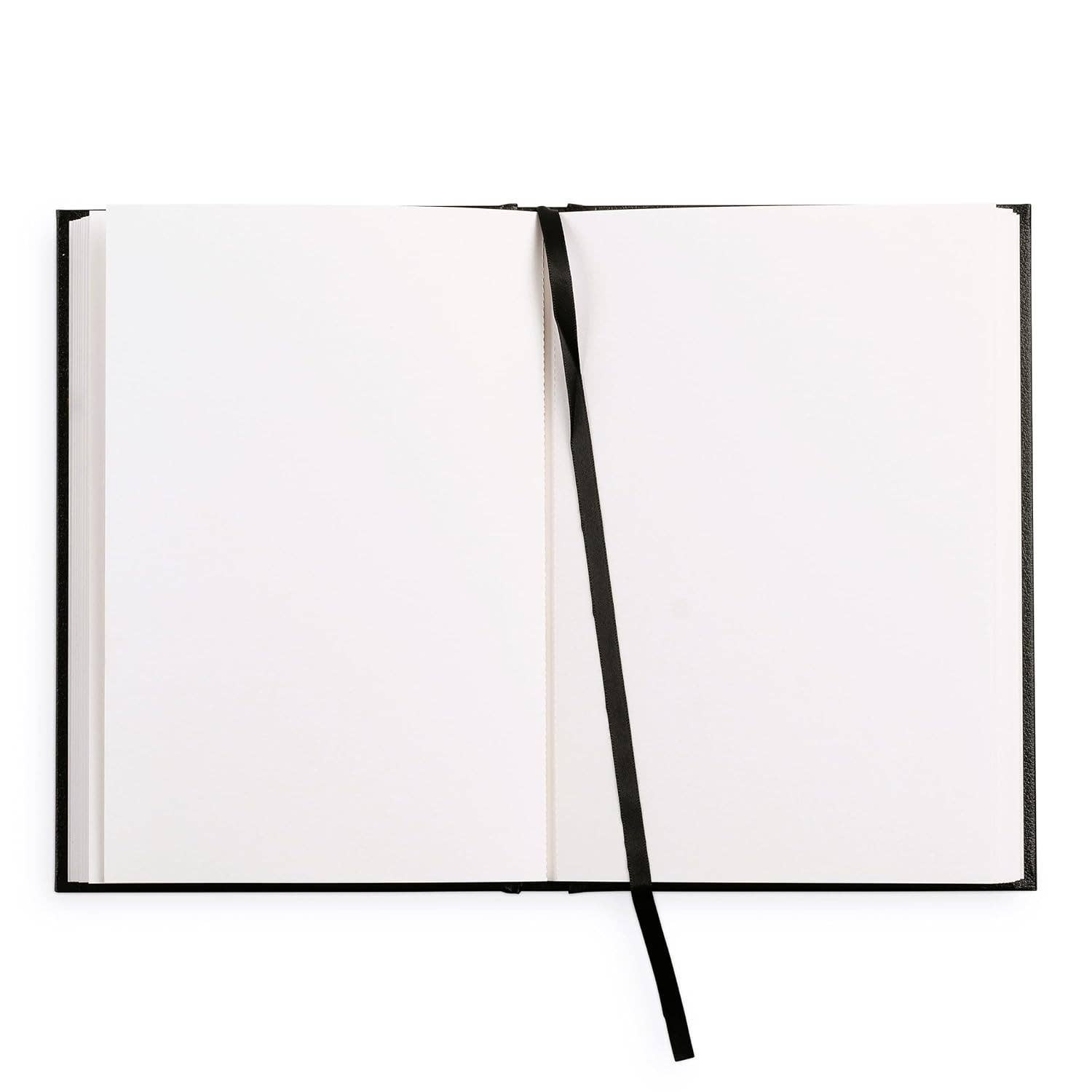 Small Hardcover Sketchbook – 5.5 x 8 Inch Black Sketchbook with Acid-Free Paper