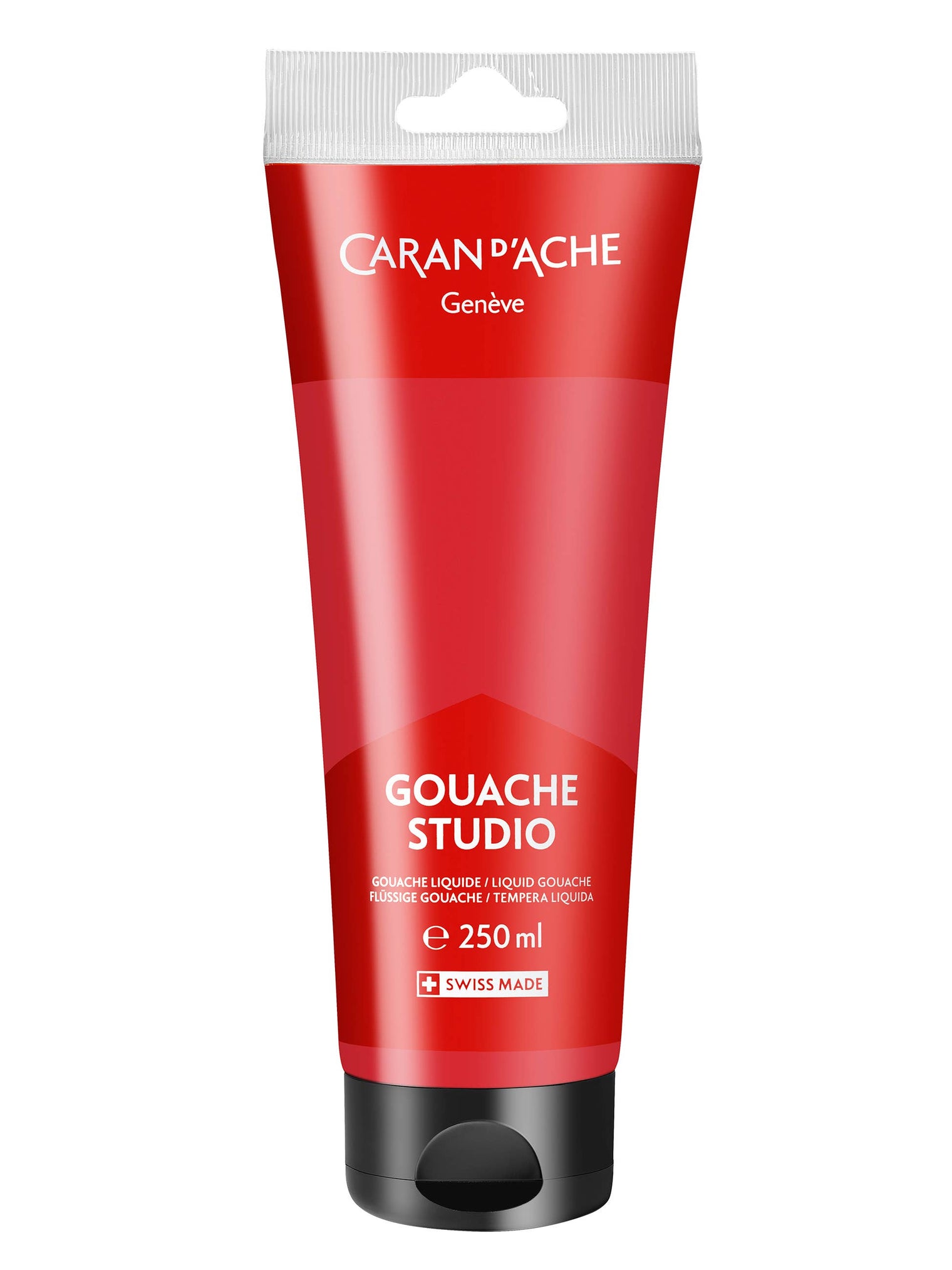 Caran d’Ache Carmine Gouache Paint Tube 250ml – Water-Based Gouache Paint