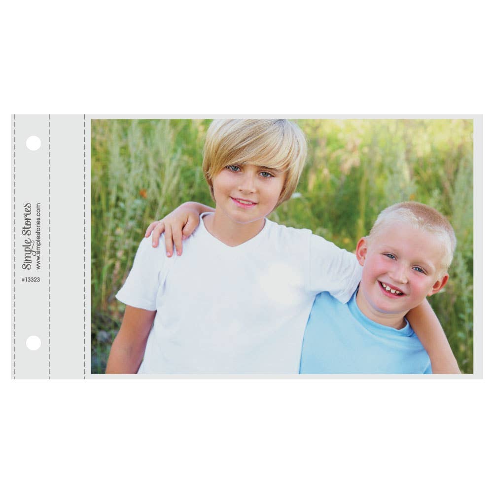 Simple Stories Blush 4x6 SN@P! Flipbook – 10 Pocket Page Photo Album Insert