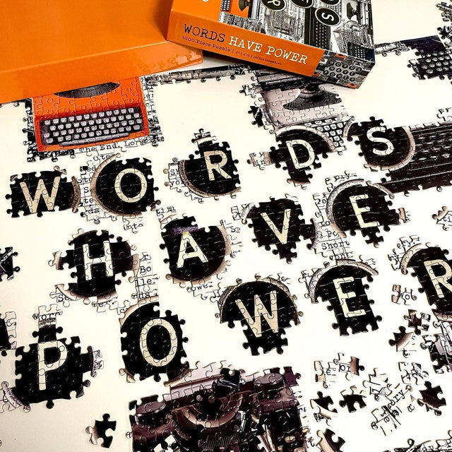 Words Have Power Puzzle – 1000 Piece Jigsaw Puzzle (27.5 x 19.5 in)