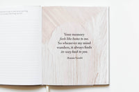 Grief Journal, Guided Grief & Memory Journal – Teal & Sand
