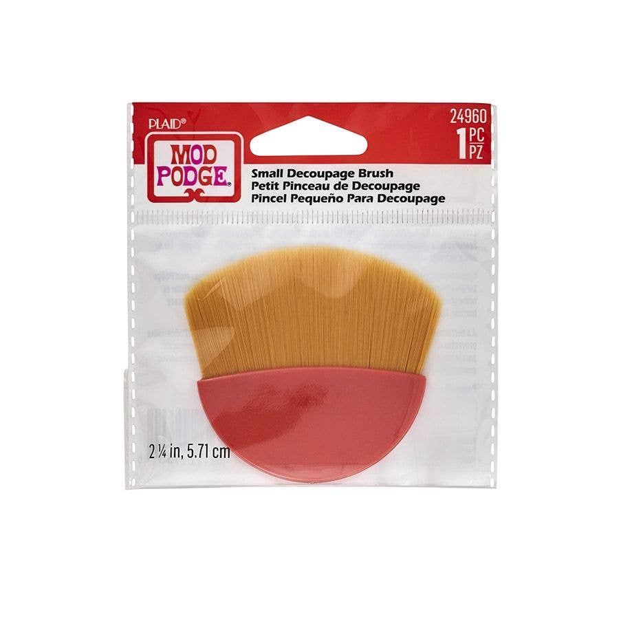 Mod Podge Small Decoupage Brush – 2-1/4" Premium Synthetic Detail Brush