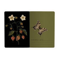 Forest Flowers Notebook – Ruled Journal 8.27 x 5.83 in, 40 Pages, BV by Bruno Visconti