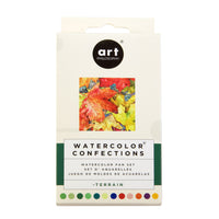 Art Philosophy Watercolor Confections – Terrain Watercolor Paint Set (12 Colors Tin)