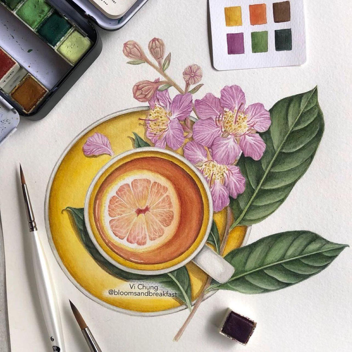 Art Philosophy Watercolor Confections – Terrain Watercolor Paint Set (12 Colors Tin)