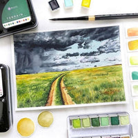 Art Philosophy Watercolor Confections – Terrain Watercolor Paint Set (12 Colors Tin)