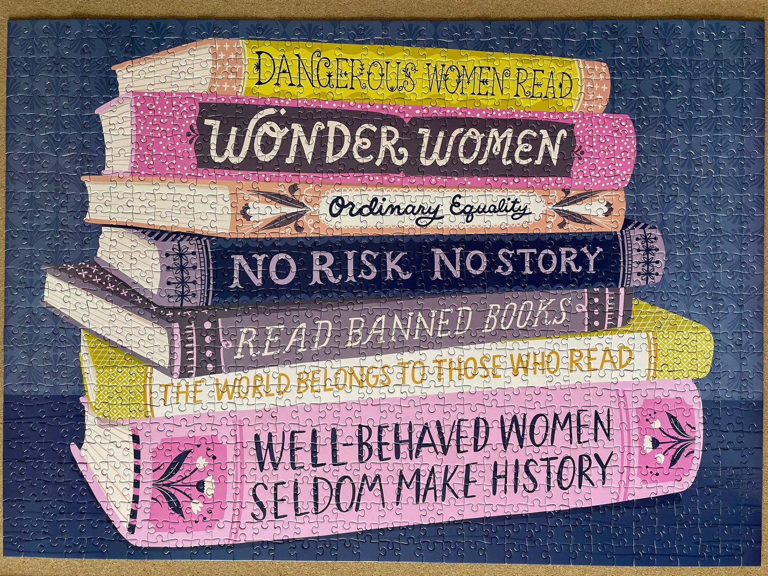 Dangerous Women Read Puzzle – 1000 Piece Jigsaw Puzzle (27.5 x 19.5 in)