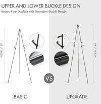 64" Sign Easel Stand – Portable Tripod Display for Signs, Posters & Canvas, by Artify