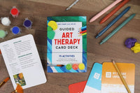 The Guided Art Therapy Card Deck – 75 Creative Healing Activities for Stress Relief and Self-Expression