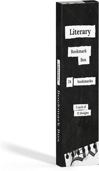 Literary Bookmark Box – 24 Double-Sided Bookmarks with Collage Artwork & Quotes