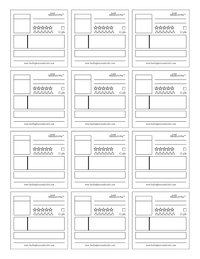 Just Swatch Me™  - Paint Swatch Card Template (Digital Downloads_ Style 10)