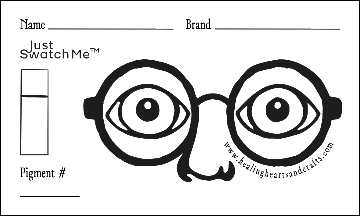 Just Swatch Me™ - Paint Swatch Card Template (Digital Downloads_ Style 03)