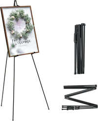 64" Sign Easel Stand – Portable Tripod Display for Signs, Posters & Canvas, by Artify