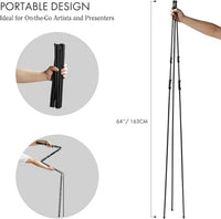 64" Sign Easel Stand – Portable Tripod Display for Signs, Posters & Canvas, by Artify