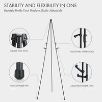 64" Sign Easel Stand – Portable Tripod Display for Signs, Posters & Canvas, by Artify