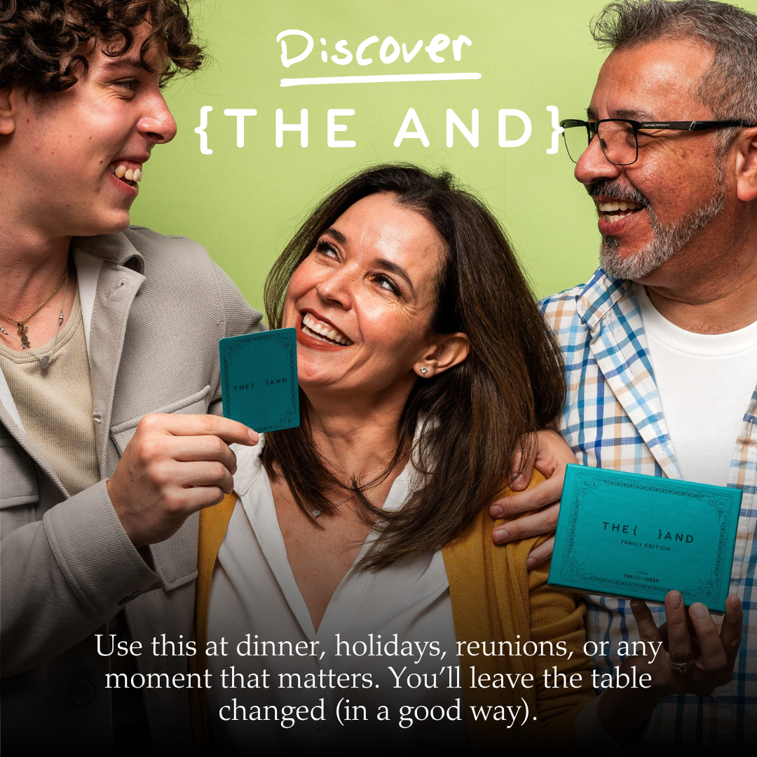 {THE AND} Family Edition Card Game – 199 Meaningful Conversation Questions for Family Connection & Deeper Understanding