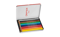 Caran d’Ache Swisscolor Water-Soluble Pencils – Set of 18 in Metal Box