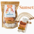 A Branch & Cord DIY Macrame Rainbow Kit, Sunset– Beginner Craft Kit with Materials