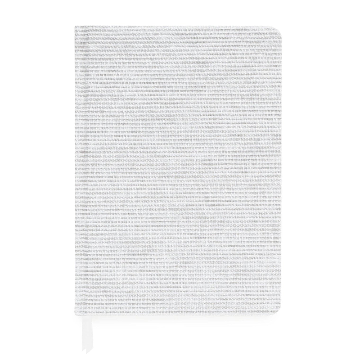 Tailored Journal, Shoreline Stripe – Lined Hardcover Notebook with Ribbon Bookmarks